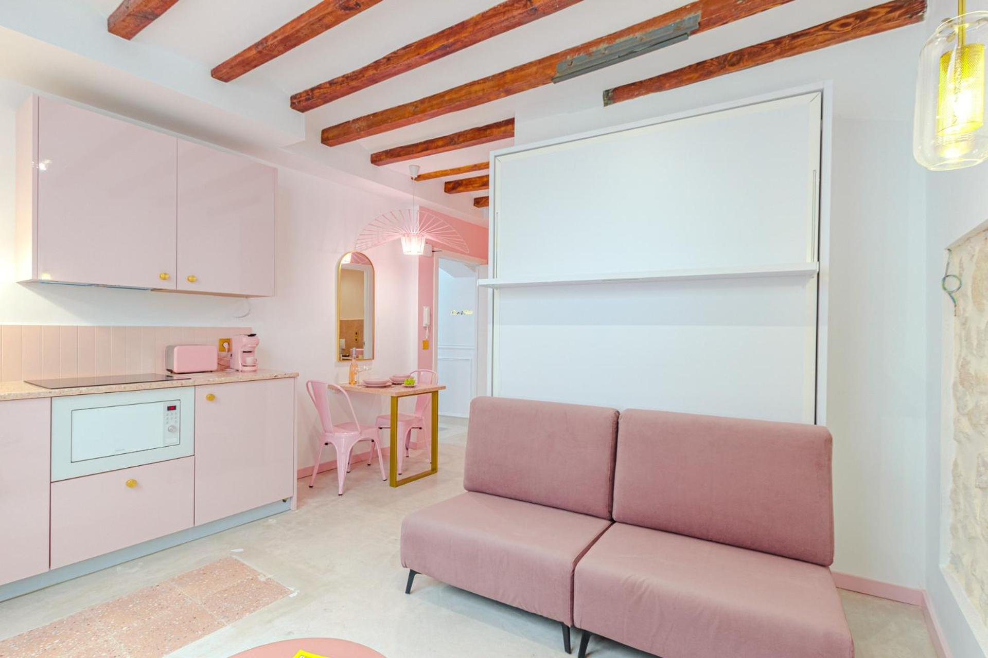 Glamorous Pink Studio In City Center Alicante Exteriör bild