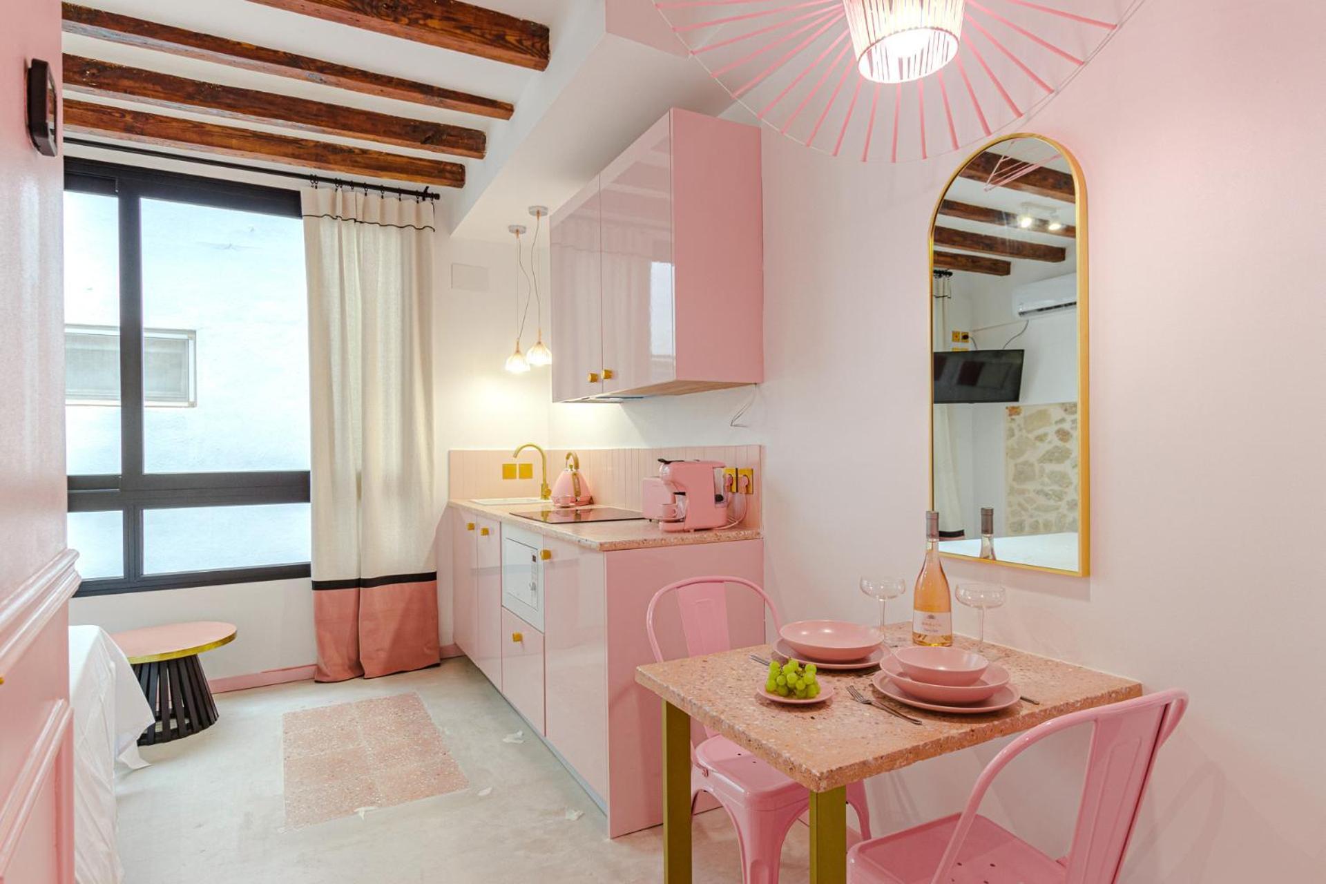 Glamorous Pink Studio In City Center Alicante Exteriör bild