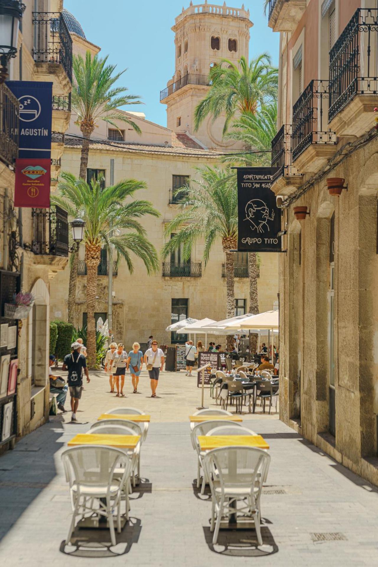 Glamorous Pink Studio In City Center Alicante Exteriör bild